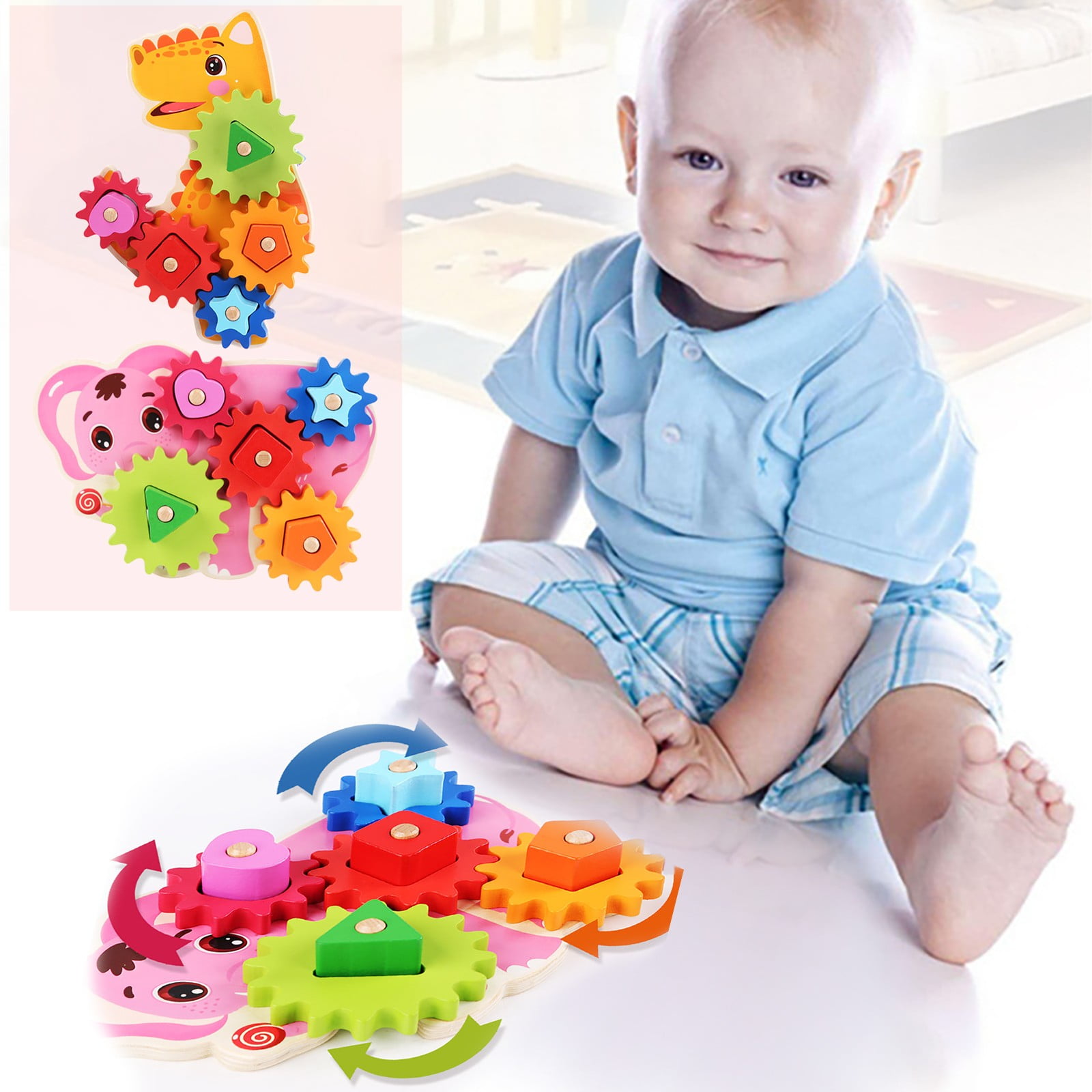 Image showcasing Cyber&Monday 2024 Oefntac Best Gifts Toddler Toys Kids Toys Wooden ...