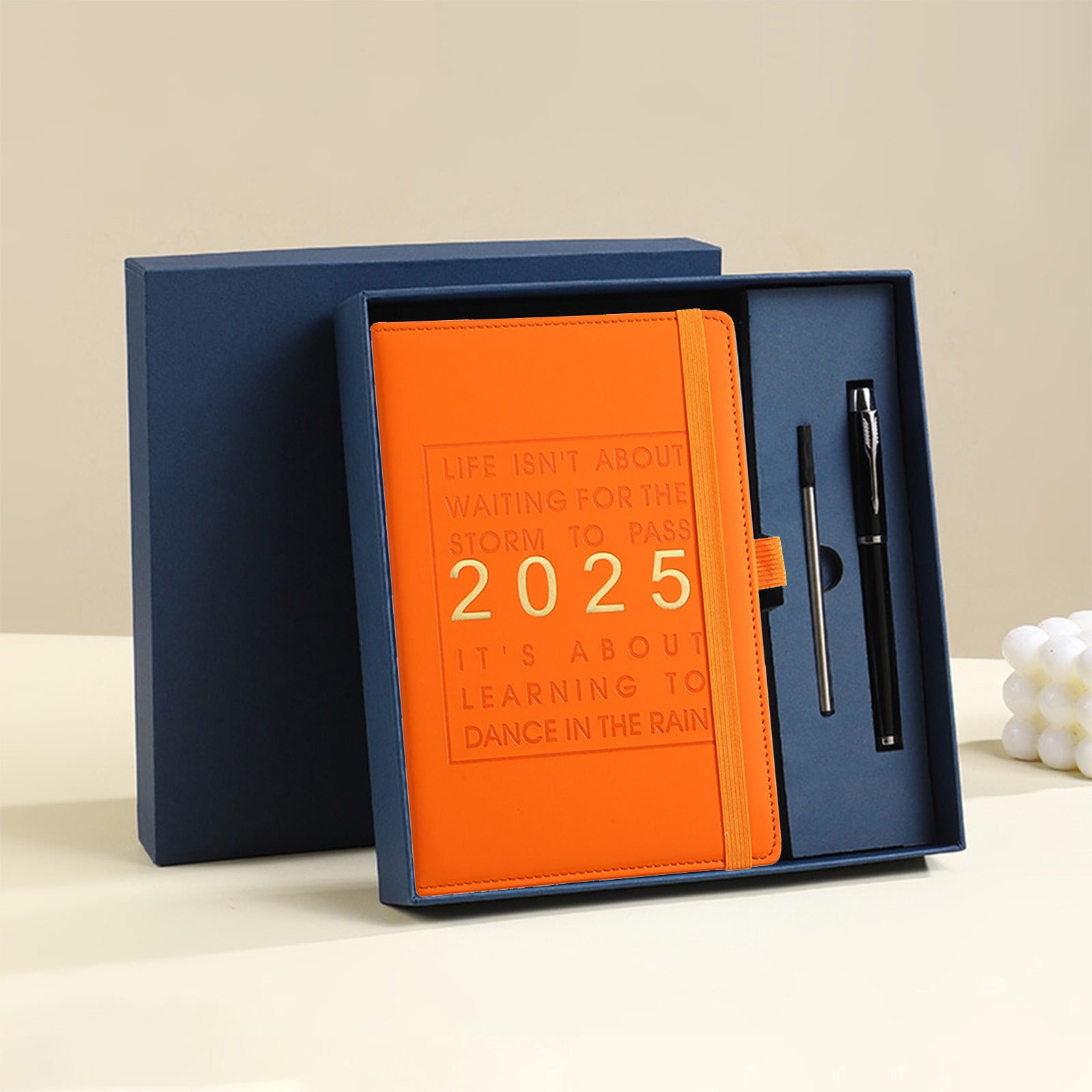 Cyber and Monday Deals!2025 Agenda Book 365 Days Daily Program Management Record Notebook