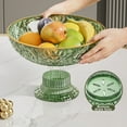 thumbnail image 1 of kkbbma Fruit Bowl Fruit Plate Decorative Serving Bowls with Draining Holes Detachable Base Fruit Bowl For Table Countertop Decorative, 1 of 6