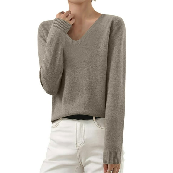 Cyber.Monday Deals/Black and Friday Sweaters for Women Clearance Fayshow0 Women'S New Spring and New Women'S Sweater Cardigan V-Neck Long Sleeve Plus Oversize Women'S Cardigan Knitted Outer