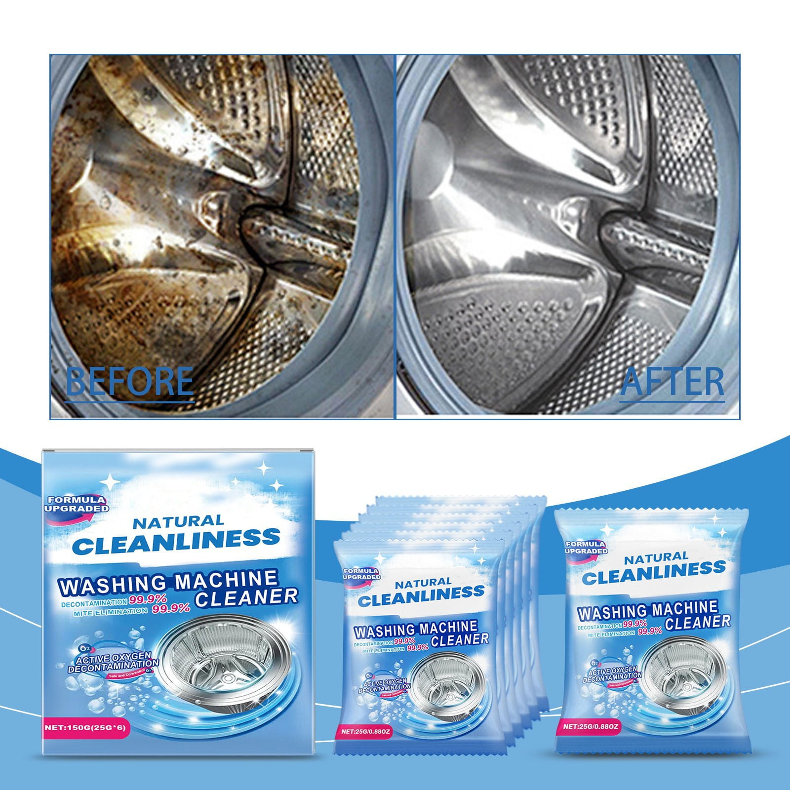Byikun Travel Size Laundry Detergent Individually Wrapped Cleaning Detergent Powder Sink Washing