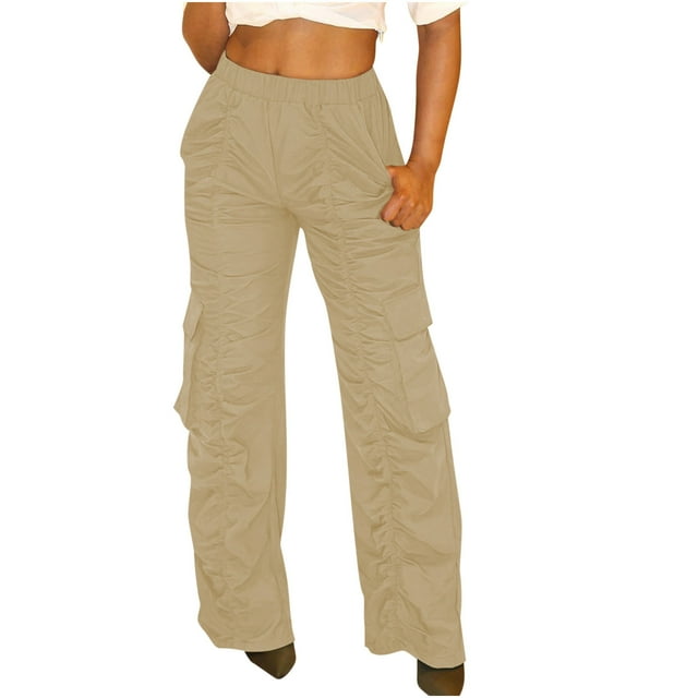 Summer Saving Cargo Pants Women Women Ladies Solid Pants Hippie ...