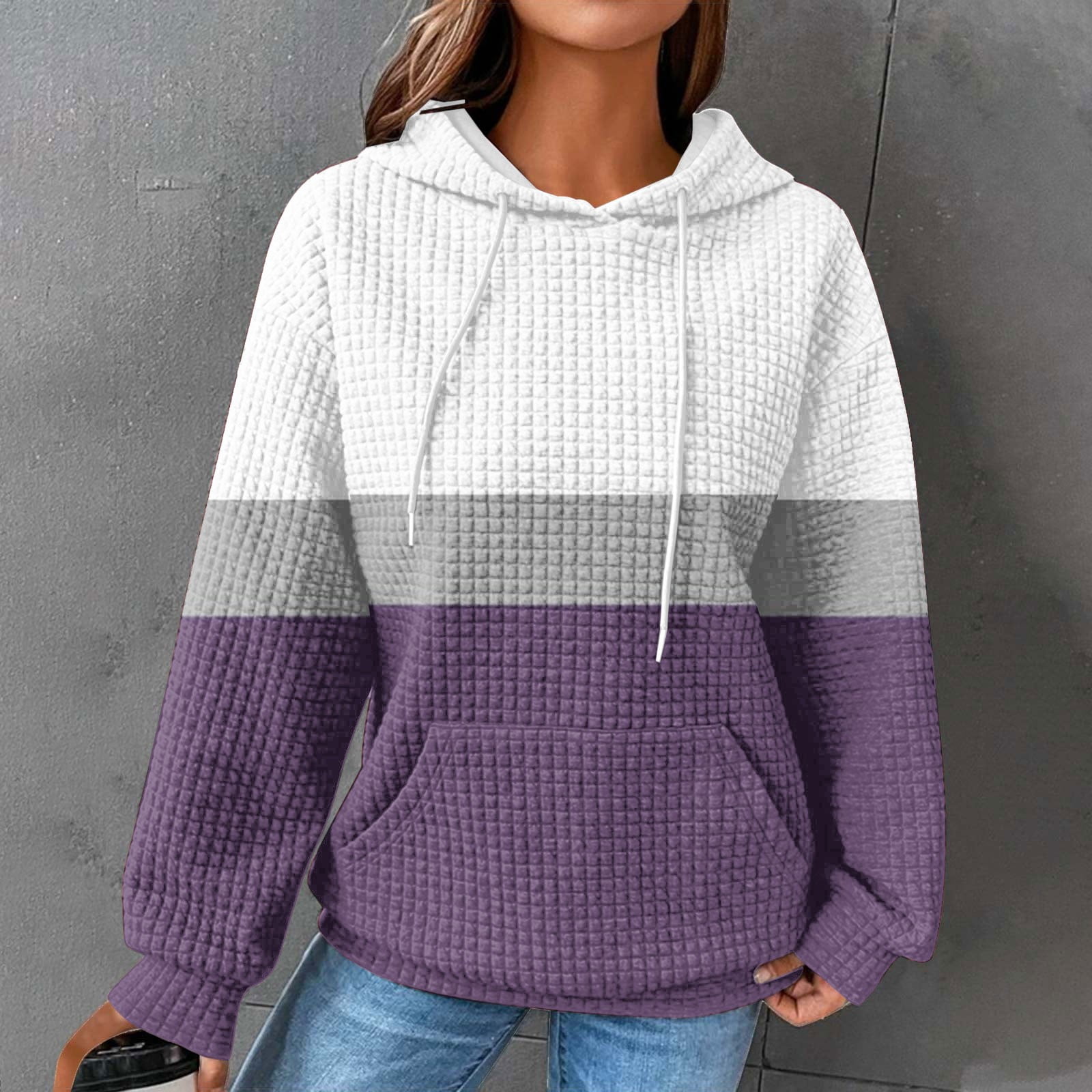 Cyber and Monday Deals Dihao Sweatshirt for Women Plus Size 2024 Fall