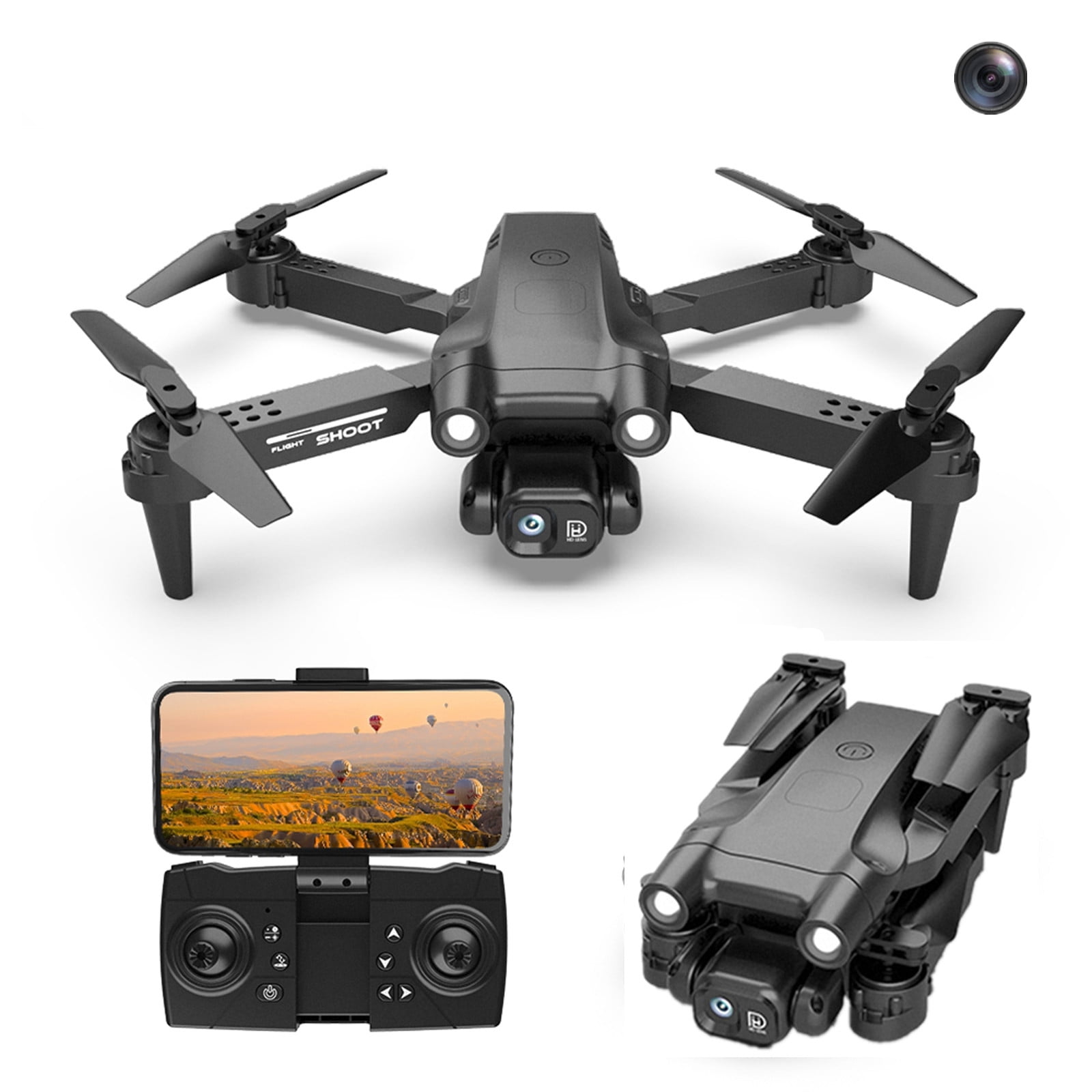 Artsic FPV RC Drone with Camera for Kids Adults Beginners,720P HD Wifi Live  Video Camera Drone, Toys Gifts for Boys Girls with Altitude Hold,  High-Speed Rotation,3D Flips, Altitude Hold, Headless Mode 