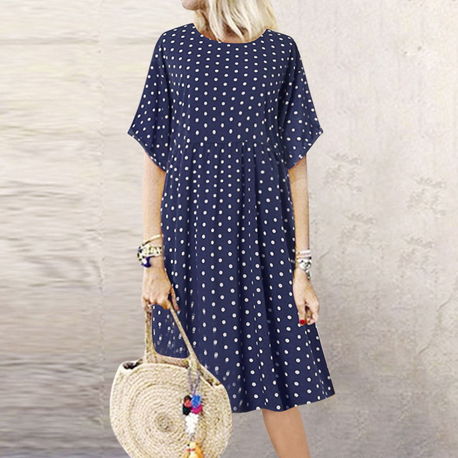 Saashi Gradient Print Casual Beach Summer Swim Wear Dress for Women