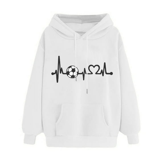 Dyegold Hoodies For Women Teen Girls Cute Funny Graphic Sweatshirts Casual Loose Long Sleeve Hooed Pullover Tops With Pocket