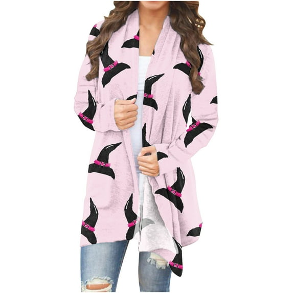 Dyegold Pumpkin Cardigans For Women Ladies Hall-oween Cardigan For Women Womens Fashion Fall Outfits Oversized Christmas Lightweight Jacket Women My Orders