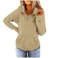 thumbnail image 1 of Cyber&Monday Deals Dyegold Womens Half Zip Teen Girls Zip Up Pullover Tops Zipper Sweatshirt No Hood Pullover Hoodie Business Casual Vacation ​Halloween ​Hoodies For Women ​Clearance Sale, 1 of 6