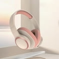 thumbnail image 1 of Latrodar Bluetooth Headphones Over-Ear Lightweight Wireless Headphones Hi-Fi Stereo Foldable For Travel Upgraded Pink 8.48x7.4 Inch Home Stuff, 1 of 4