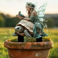 thumbnail image 1 of Latrodar Fairy Figurines Bohemian Acrylic Garden Pile 2 D Decorative Garden Statues for Outside Summer Decor Patio Decor Outdoor Gardening Supplies Decoration for Porch Patio Balcony Yard Lawn, 1 of 5