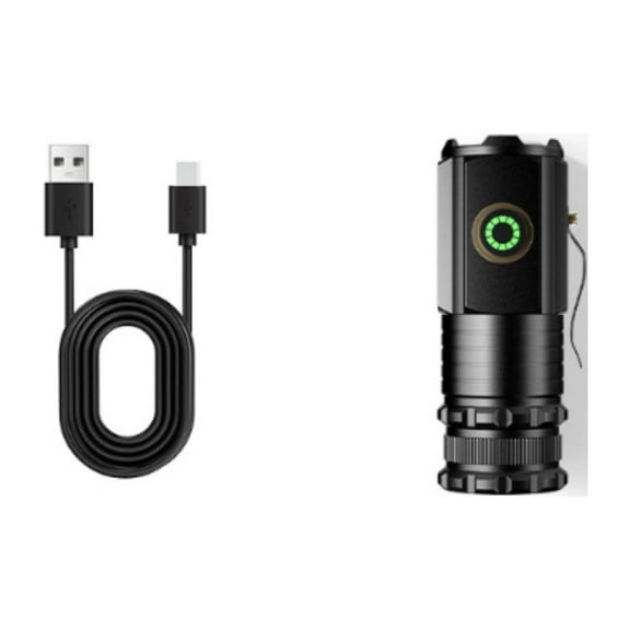 Latrodar Outdoor Mini Flashlight With Strong Light And Super Brightness, Portable Rechargeable Lighting, Remote Shooting, Multifunctional Household Steel Best of