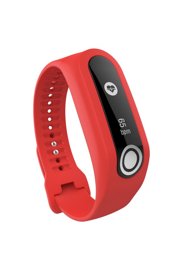 Cyber_Monday Gecau Replacement Strap For Cardio Activity Elaborately Made Red Home Gadgets