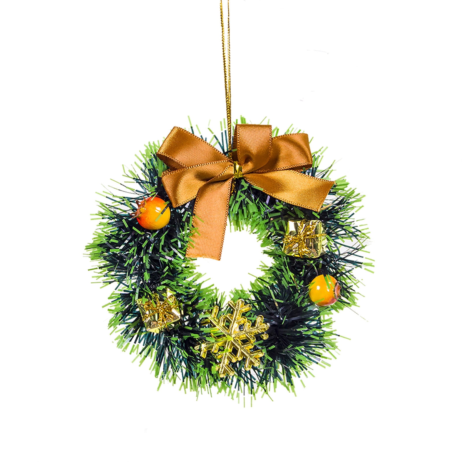 Cyber.Monday Deals,RBCKVXZ Christmas Decorations Clearance,Mini Christmas Garland Wreath DIY