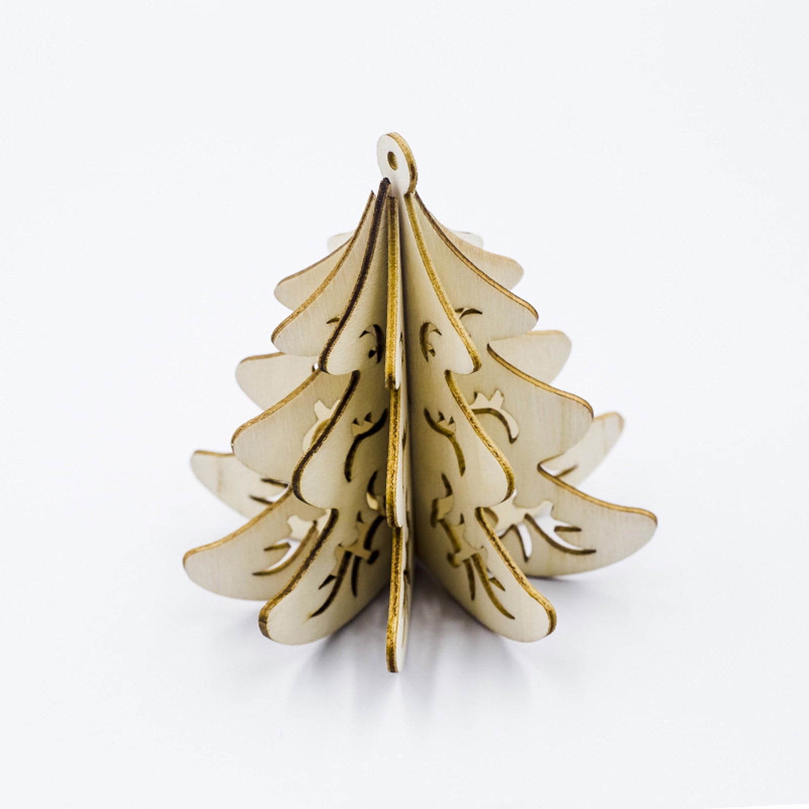 Cyber.Monday Deals RBCKVXZ Christmas Decorations Under 5.00 Clearance, Wooden Christmas Tree
