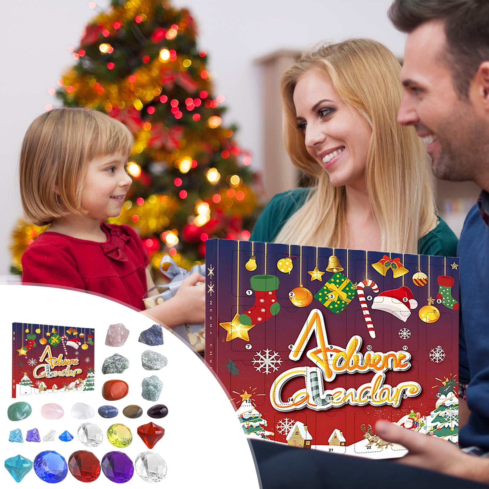 Cyber of Monday Deals Rkxzt Advent Calendar 2024, 24 Gemstones and