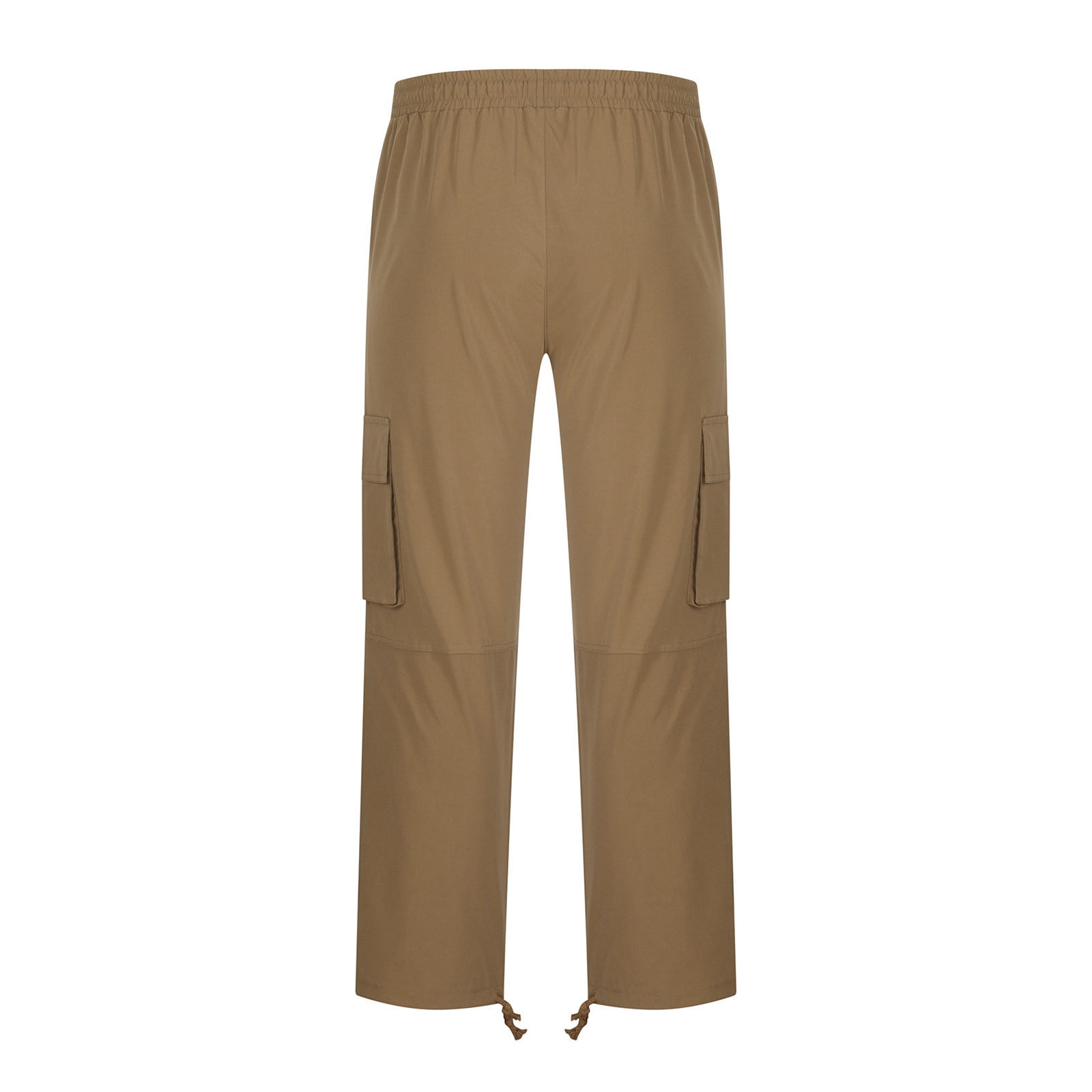 Cyber&Monday Deals USSUMA Cargo Pants For Men Relaxed Fit Black Work