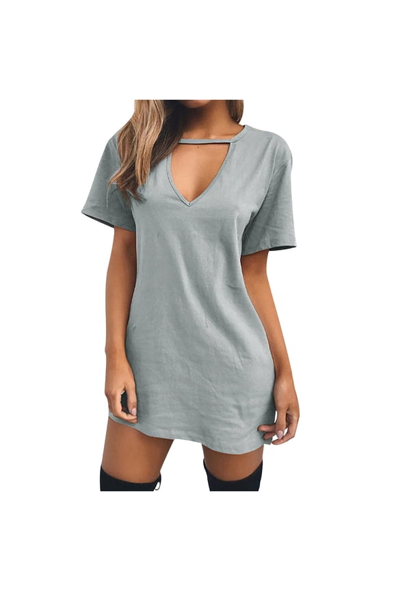 USSUMA Womens Dresses Summer, Summer Dresses for Women 2022 Short Sleeves V Neck Cold Shoulder Tie Dye Camo Pattern Ethnic Trendy Sundress Ruffles Pleated Birthday Party Sun Dress