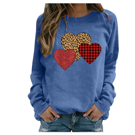 USSUMA Womens Fall Clothes - Ladies Oversized Floral Tops Scoop Neck Graphic Womens Tops Long Sleeve Shirts Comfy Lace Buttons Elegant Tunic Tops To Wear With Leggings