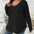 thumbnail image 1 of Usmixi Sweater for Women Plus Size Sweater for Women Fall Casual Cozy Soft Ladies Knitted Pullover Tunic Sweater Tops Winter Long Sleeve Solid Casual Sweater Tops, 1 of 7