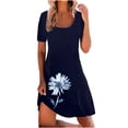 thumbnail image 1 of for Women Casual Summer - Beach Dresses for Women Casual Summer Sleeveless Sundress Knee Length Midi Dress Boho Floral Vacation Tank Dress, 1 of 4