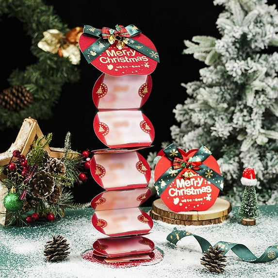 Cyber+Monday Savings! YZEGDCH Surprise Gift, Merry Christmas Folding Bouncing Envelope, Gifts for Wife Husband