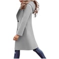 thumbnail image 1 of Cyber*Monday on Sale ChaoHeng Plus Size Winter Clothes for Women Women's Hooded Wool Blend Coat,Everyday Casual Warm Winter Overcoat, 1 of 9
