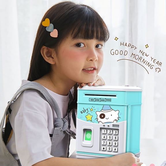 Iumwxz 50% off Clear Electronic Password Bank Cash Coin Jar Electronic Money Bank Birthday Toys Christmas Gifts home decor christmas clearance outdoors indoor