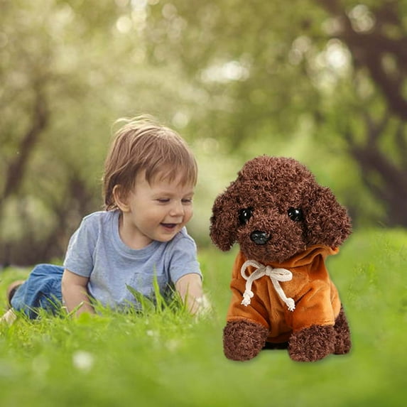 Iumwxz 50% off Clear Puppy Toy Doll Teddy Dog Rag Doll Cute Cute Trumpet Simulation Doll Toys Christmas Gifts home decor christmas clearance outdoors indoor