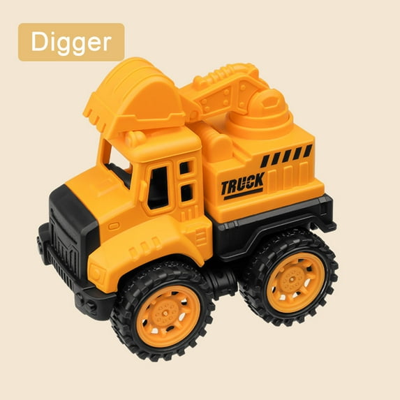 Iumwxz Home Trends 'S Simulation Engineering Vehicle Vehicle Model Excavator Bulldozer Toy Toys Christmas Gifts home decor christmas clearance outdoors indoor