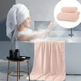 thumbnail image 1 of Iumwxz Thickened and Enlarged Coral Fleece towel Bath towel Two Piece Corduroy Suit Skin Friendly Soft Water Absorbent Striped Face Wash towel Bath Wipe towel home decor christmas clearance indoor, 1 of 5