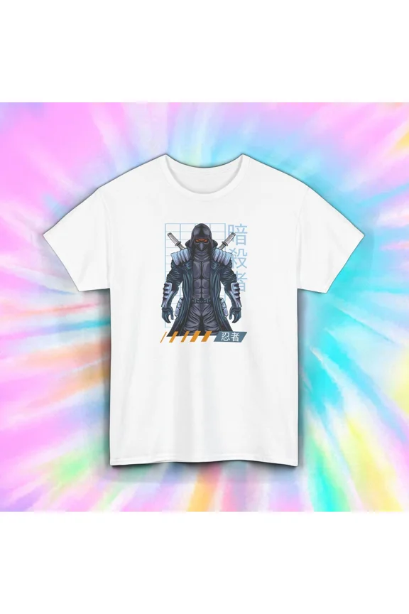 Cyber Ninja Japanese Assassin Futuristic Shinobi Techwear Artifact Unisex T-Shirt N00205, up to size 5XL
