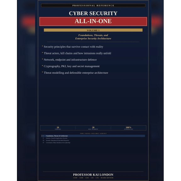 Cyber Security All-in-One, Volume 1: Foundations, Threats, and Enterprise Security Architecture, (Paperback)
