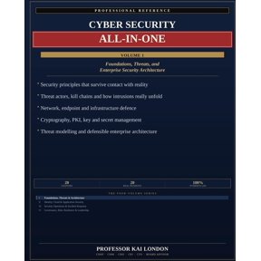 Cyber Security All-In-One Cyber Security All-in-One, Volume 1: Foundations and Threats: Security Principles, Threat Actors, Attack Lifecycles, Net, Book 1, (Paperback)