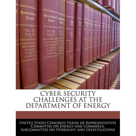 Cyber Security Challenges at the Department of Energy (Paperback)
