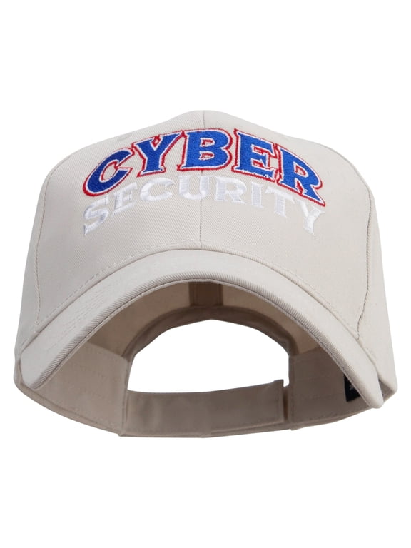 Cyber Security Embroidered Low Profile Organic Cotton Cap - Stone OSFM
