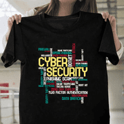 Cyber Security Hacker IT Analyst Computer Programmer Tech Gift Unisex T-Shirt, for men & women, up to size 5XL.