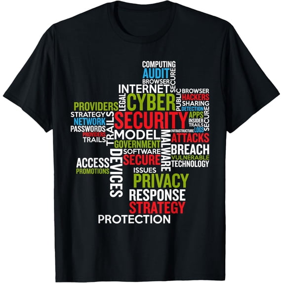 Cyber Security Hackers Secure Privacy, Hacker IT Hacking T-Shirt