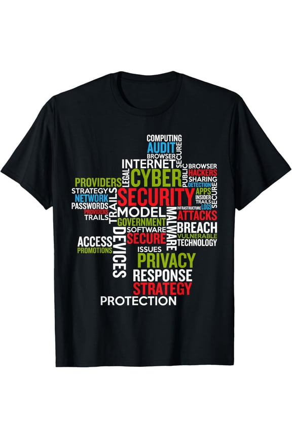 Cyber Security Hackers Secure Privacy, Hacker IT Hacking T-Shirt