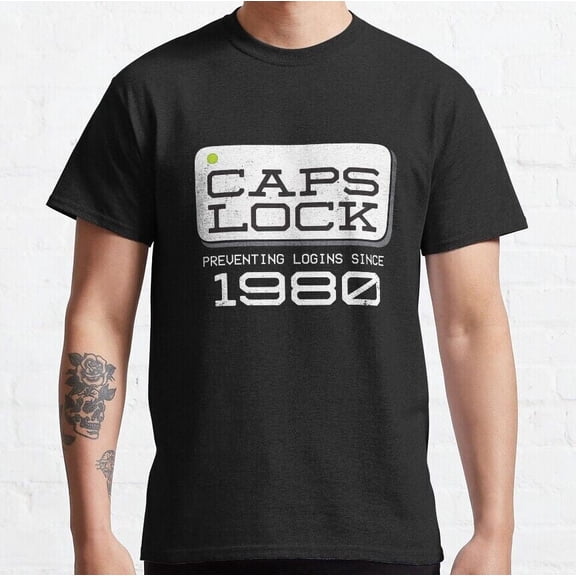 Cyber Security Professional Expert Ethical Hacker Caps Lock Day S-5XL OO T-Shirt