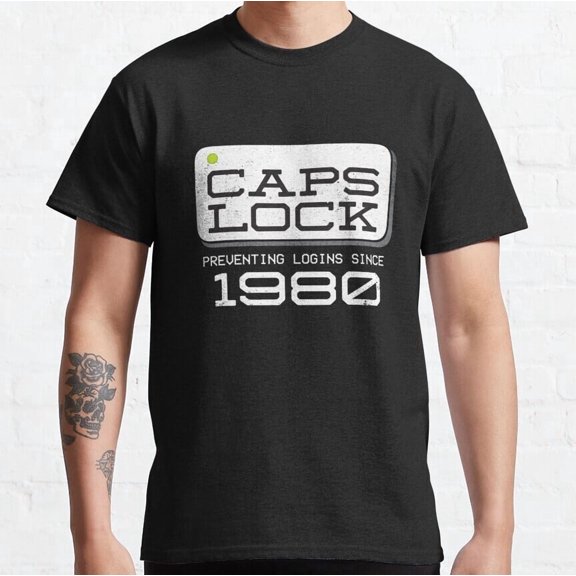 Cyber Security Professional Expert Ethical Hacker Caps Lock Day S-5XL OO T-Shirt