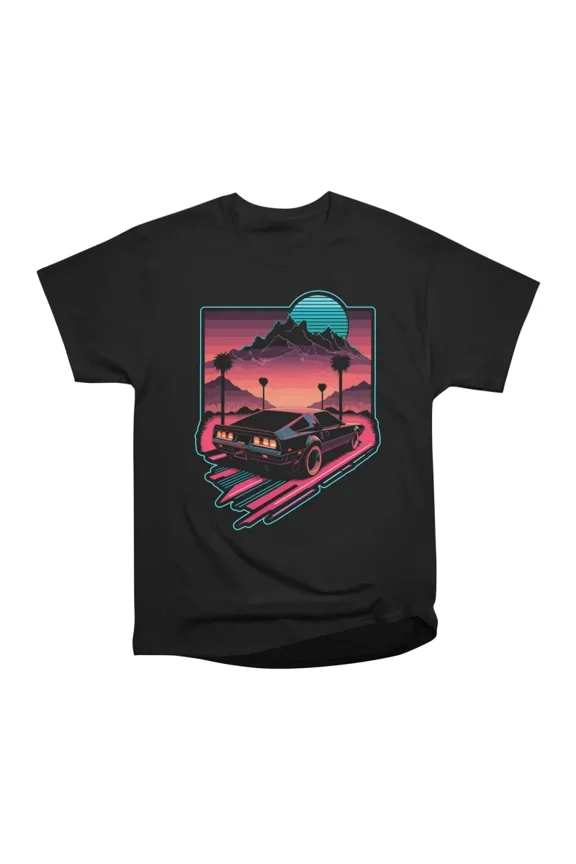Cyber Summers Night Rider by gnarly T-Shirt Tee Gift For Him Merch For Her Apparel For Fri