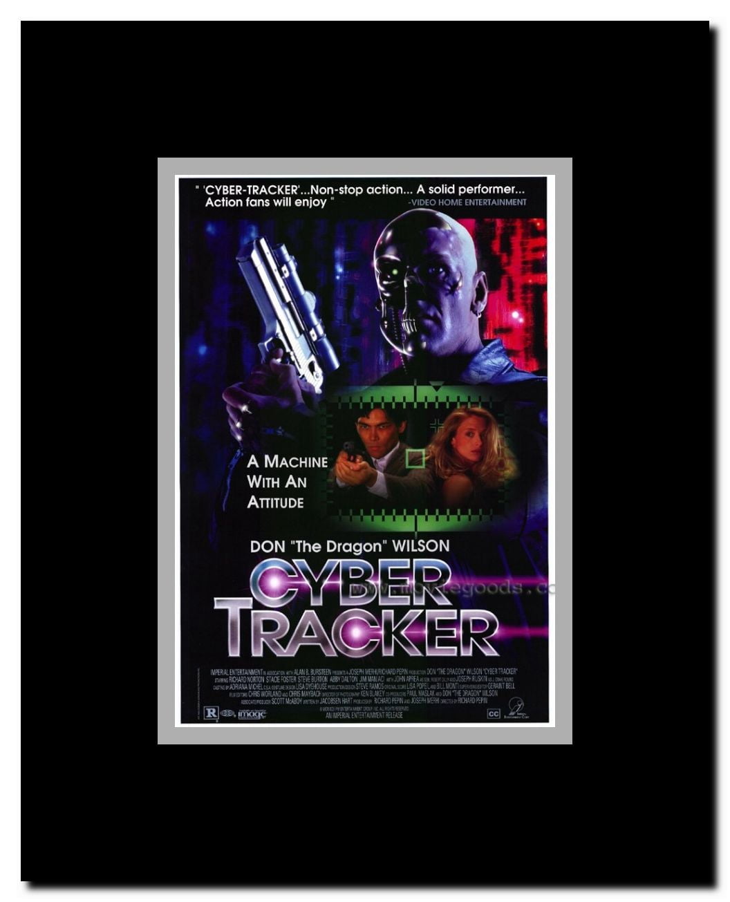 Cyber-Tracker Framed Movie Poster