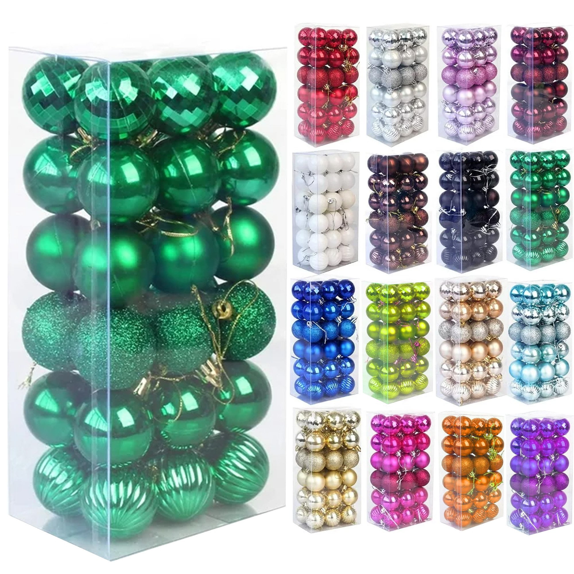 Cyber and Monday Deals 2023! WJSXC 36Pcs Christmas Xmas Tree Ball