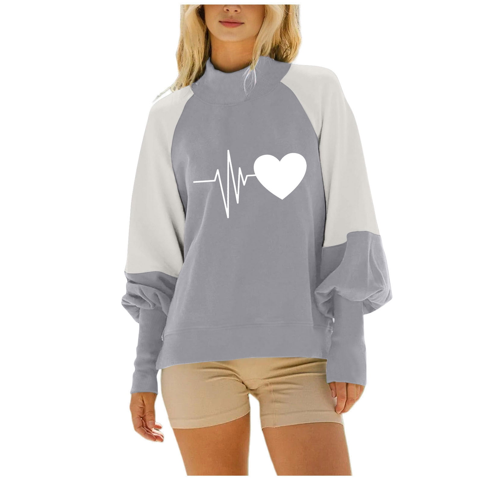 Cyber and Monday Deals 2024 DianGeFu Women's Sweatshirts Long Sleeve