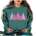 thumbnail image 1 of Under 10$ Buigttklop Women'S Christmas Printed Round Neck Long Sleeved Top Loose Fitting Sweater, 1 of 6