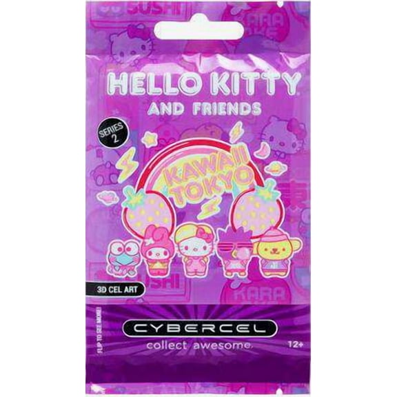 CyberCel - Hello Kitty And Friends - Tokyo Kawaii - Series 2 - Foil Bag 3 Pack