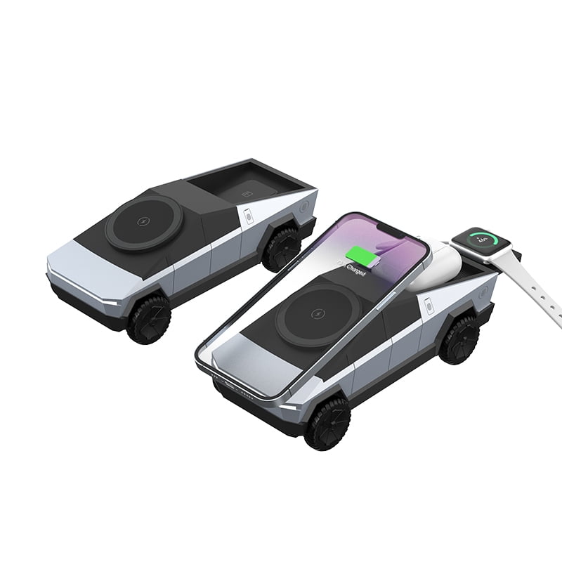 CyberDock 3-in-1 Magnetic Wireless Charging Station for iPhone, Apple Watch & AirPods, Fast Charging Stand