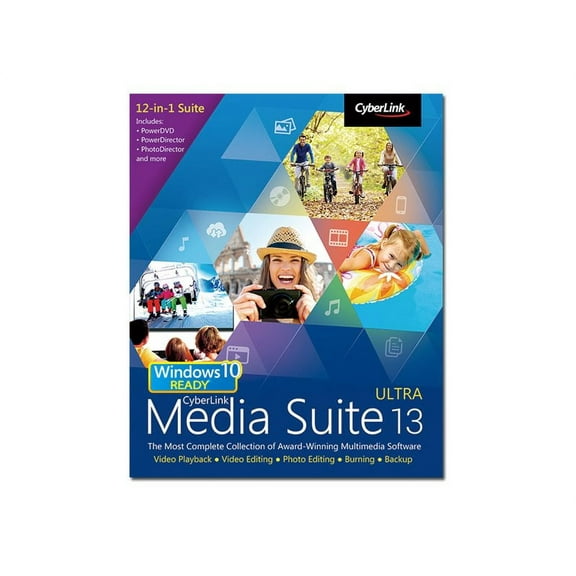 CyberLink Media Suite Ultra - (v. 13) - license - 1 user - Win
