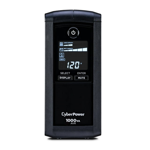 CyberPower CP1000AVRLCD 9 Outlet Battery Backup UPS System