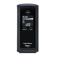 thumbnail image 1 of CyberPower CP1000AVRLCD Battery Backup UPS, 1000VA/600W, 120V, 8 Outlets, AVR, LCD Display, Black, 1 of 10